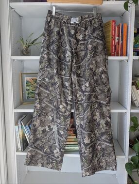 Refuge Baggy Camo Cargo Pants Brown Green Camouflage Size Medium Gorpcore